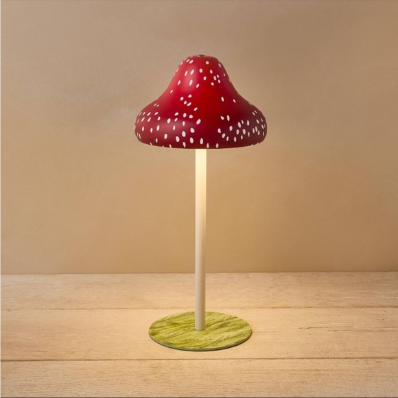 NWT John Derian Rechargeable LED Mushroom Lamp 🍄 - Picture 2 of 12